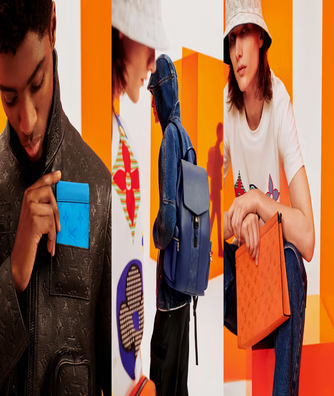 mens fashion luxury off white louis vuitton campaign ad banner - greatgiftsclub.com